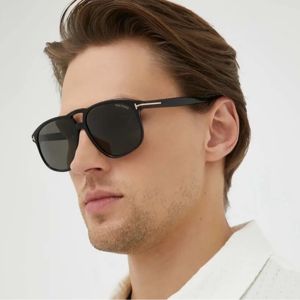 NEW TOM FORD TF1000 01A BLACK AVIATOR SUNGLASSES TOM FORD PIERRE-02 FT1000/S